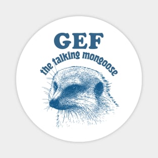 Gef The Talking Mongoose / Spooky Fan Art Design Magnet